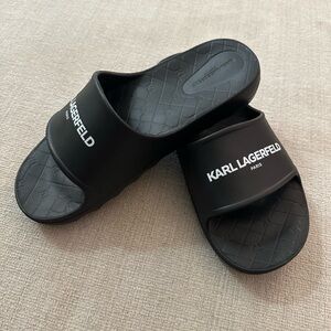 Karl Lagerfeld Logo Print Slides